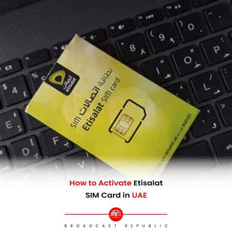 Etisalat prepaid sim card